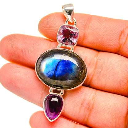 Labradorite Pendants handcrafted by Ana Silver Co - PD15886