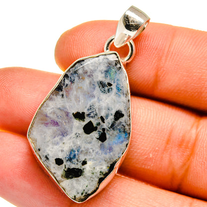 Rainbow Moonstone Pendants handcrafted by Ana Silver Co - PD15893