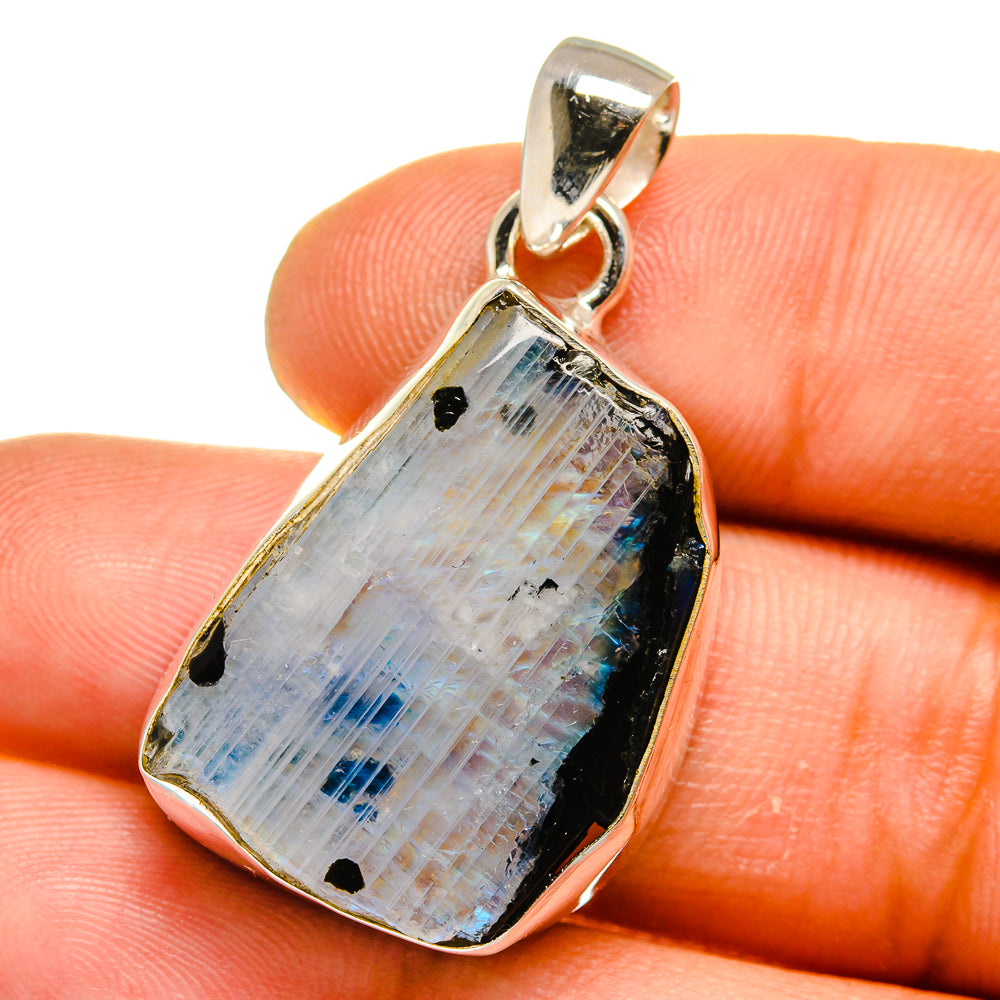 Rainbow Moonstone Pendants handcrafted by Ana Silver Co - PD15894