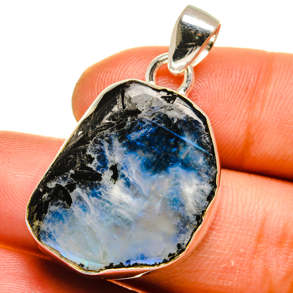 Rainbow Moonstone Pendants handcrafted by Ana Silver Co - PD15895