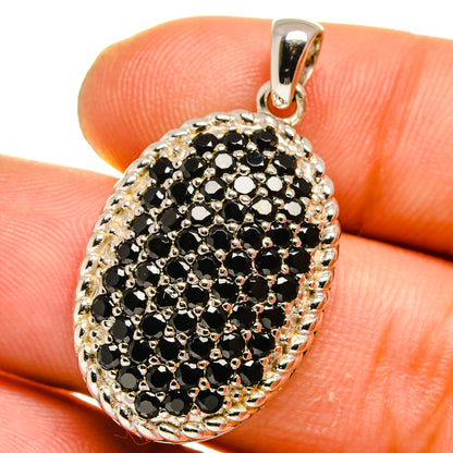 Black Onyx Pendants handcrafted by Ana Silver Co - PD15904