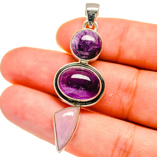 Amethyst Pendants handcrafted by Ana Silver Co - PD15960