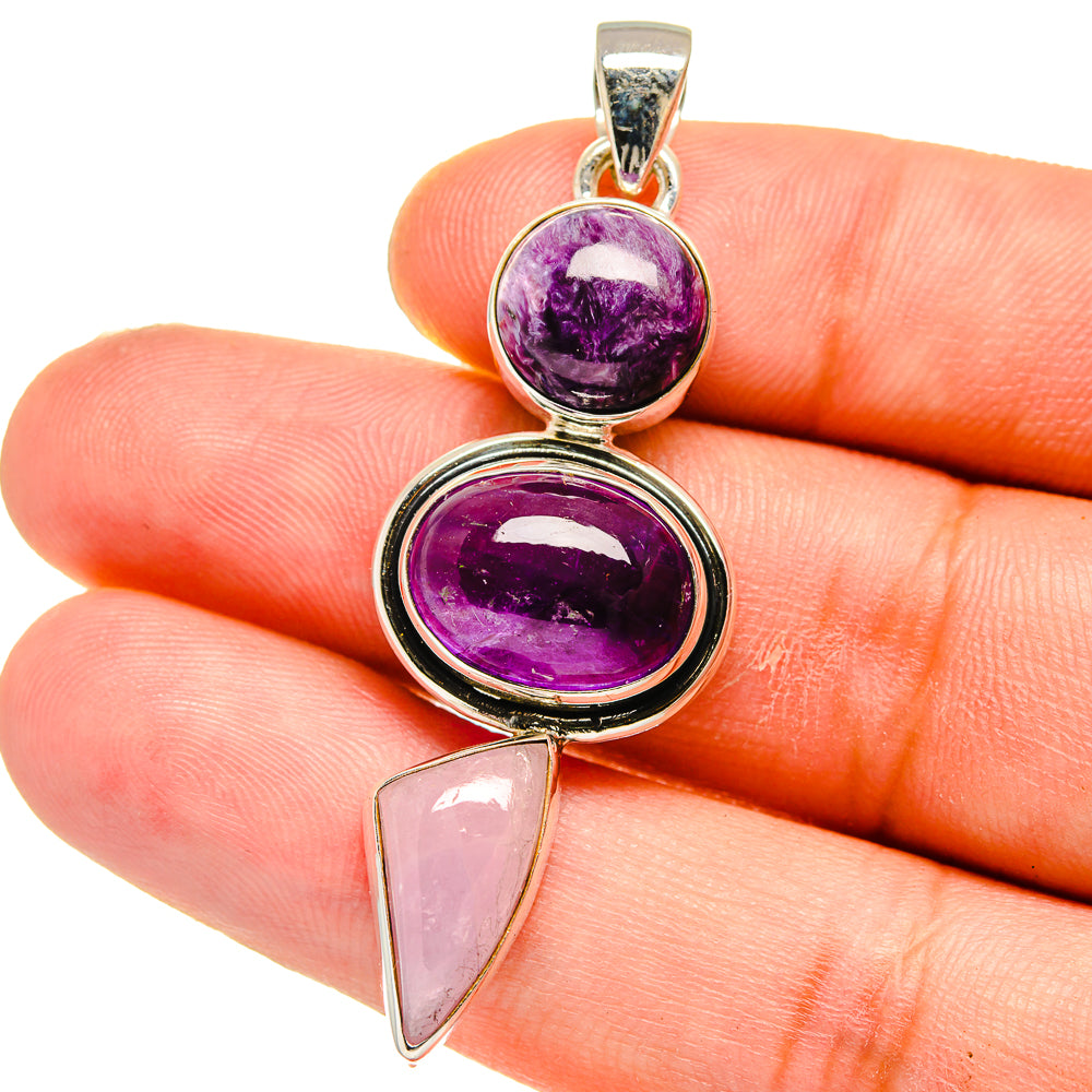 Amethyst Pendants handcrafted by Ana Silver Co - PD15960