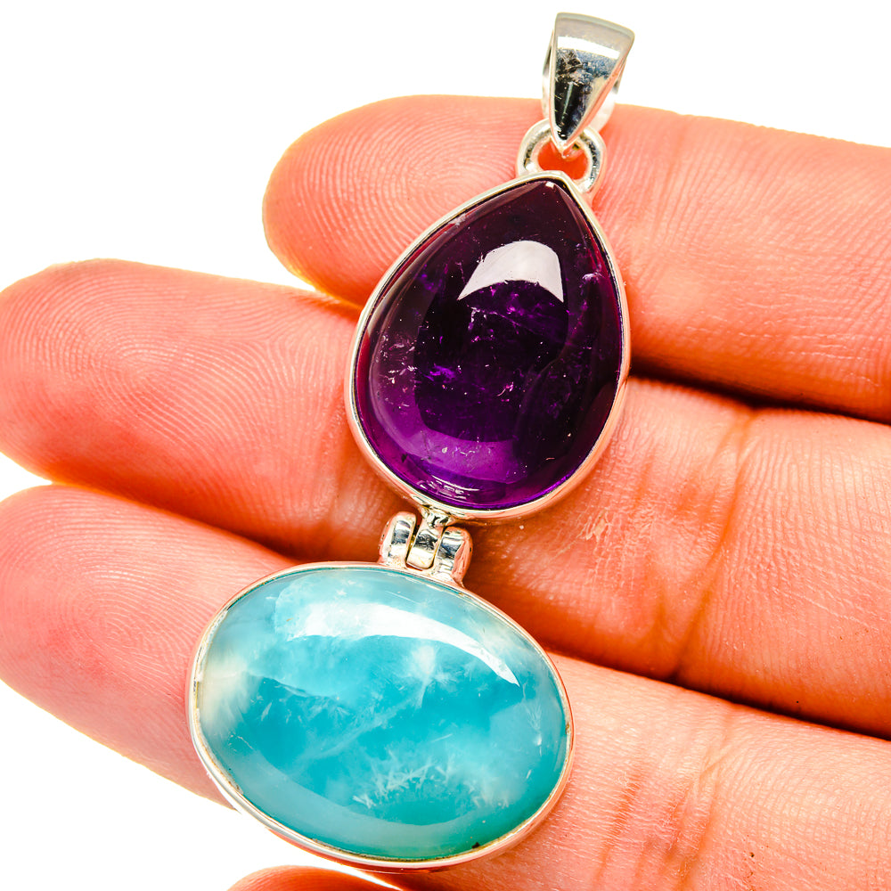 Larimar Pendants handcrafted by Ana Silver Co - PD15963