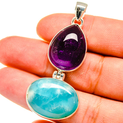 Larimar Pendants handcrafted by Ana Silver Co - PD15963