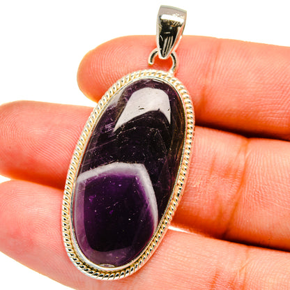 Chevron Amethyst Pendants handcrafted by Ana Silver Co - PD15964