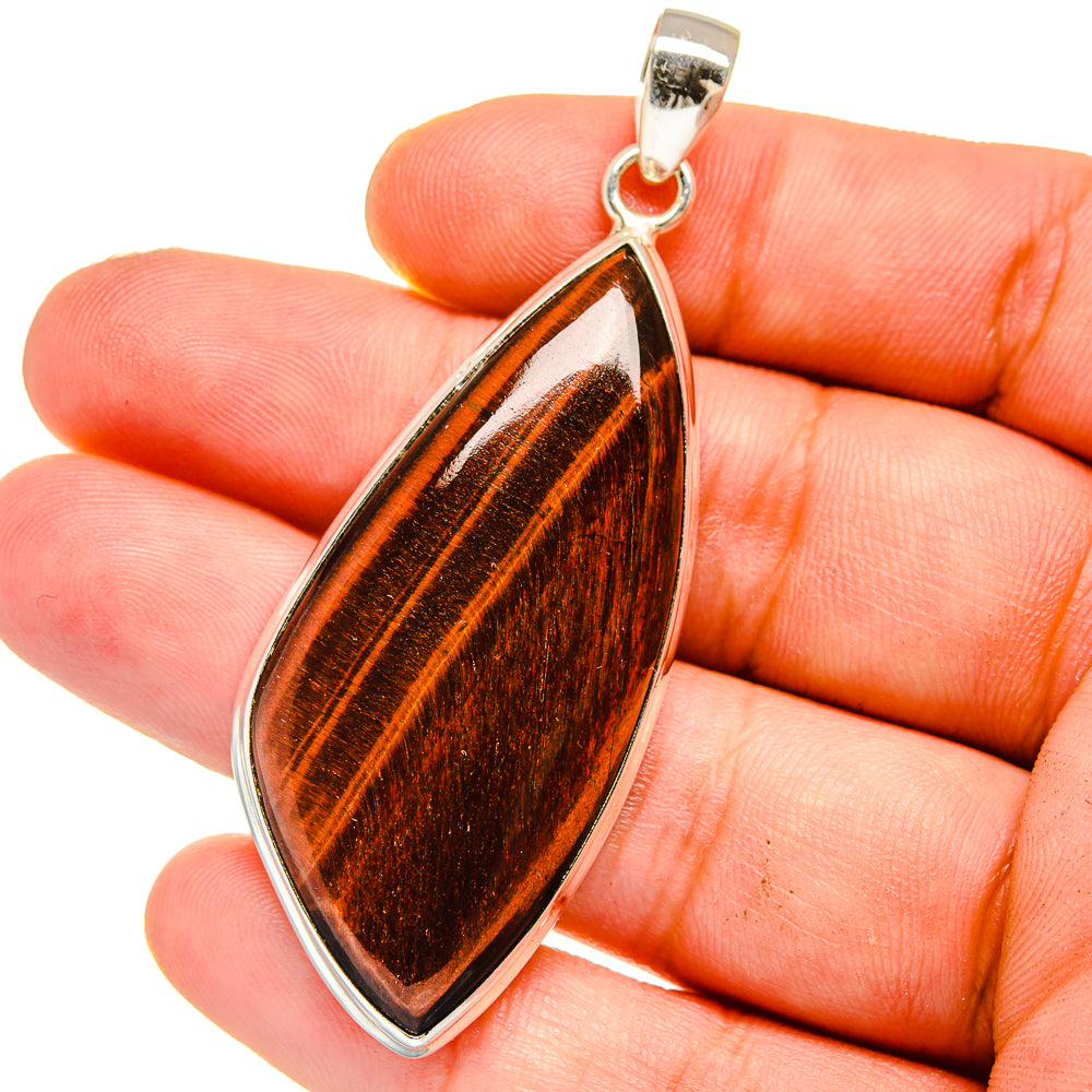 Red Tiger Eye Pendants handcrafted by Ana Silver Co - PD15967