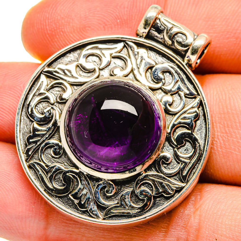 Amethyst Pendants handcrafted by Ana Silver Co - PD15972