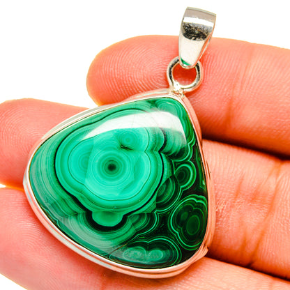 Malachite Pendants handcrafted by Ana Silver Co - PD15976