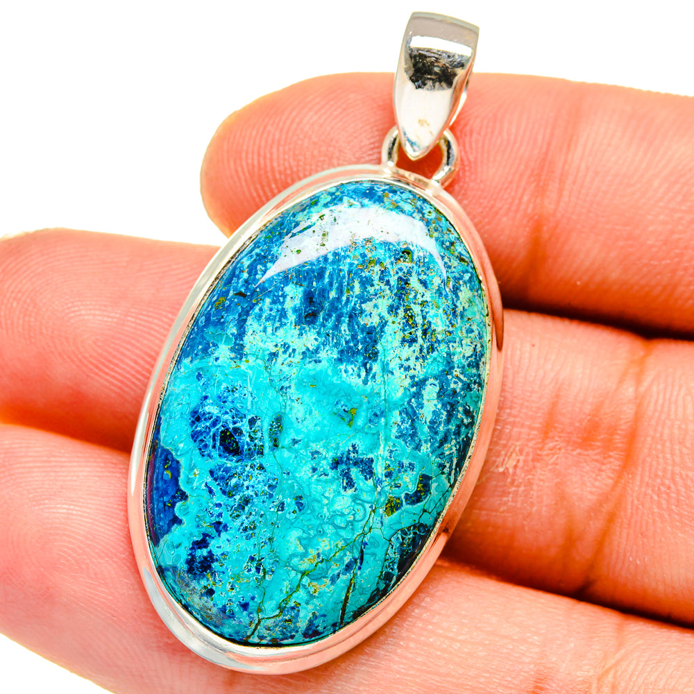 Shattuckite Pendants handcrafted by Ana Silver Co - PD15985