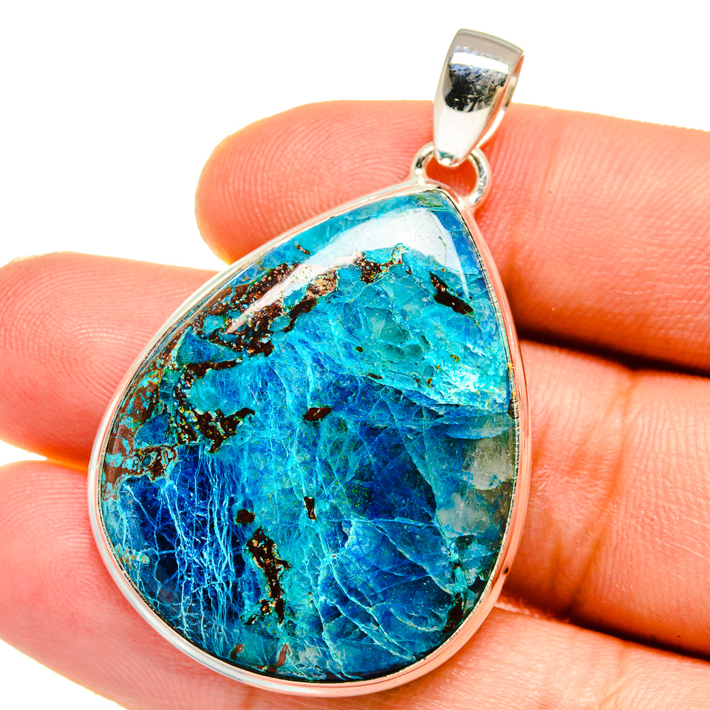 Shattuckite Pendants handcrafted by Ana Silver Co - PD15986