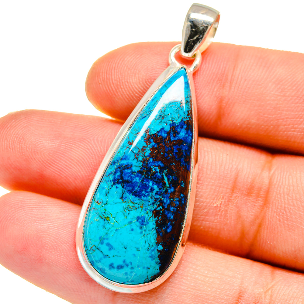 Shattuckite Pendants handcrafted by Ana Silver Co - PD15988