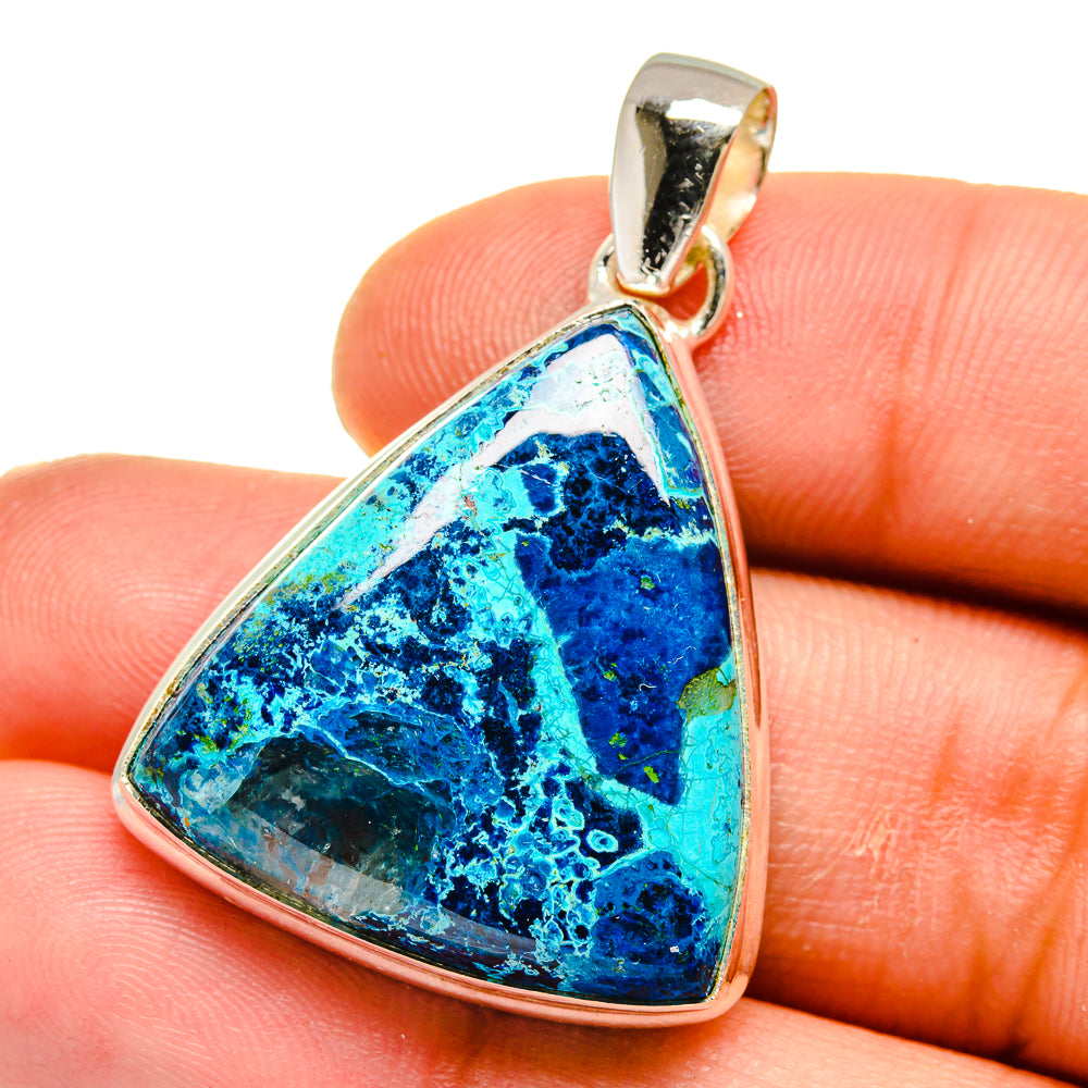 Shattuckite Pendants handcrafted by Ana Silver Co - PD15989