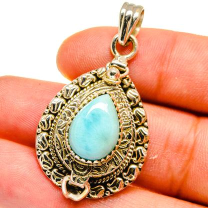 Larimar Pendants handcrafted by Ana Silver Co - PD16008