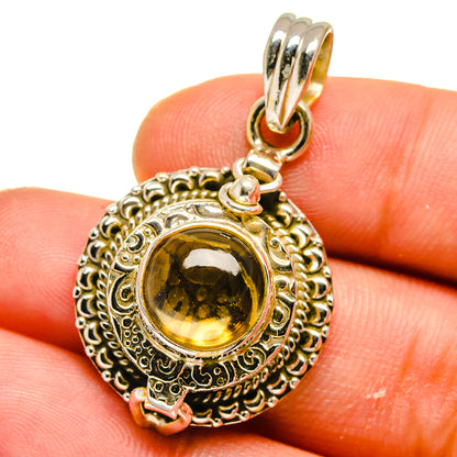 Citrine Pendants handcrafted by Ana Silver Co - PD16013