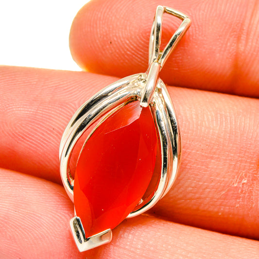 Red Onyx Pendants handcrafted by Ana Silver Co - PD16016
