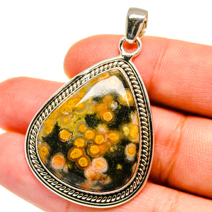 Ocean Jasper Pendants handcrafted by Ana Silver Co - PD16023
