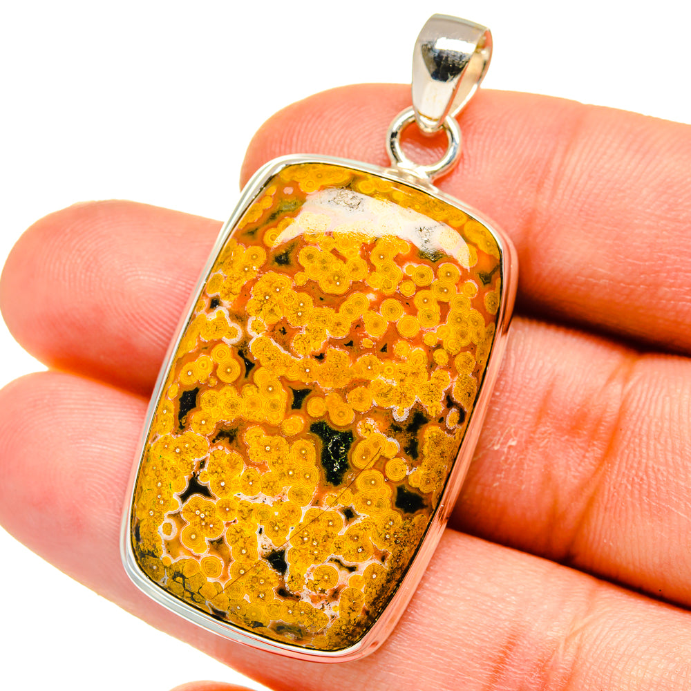 Ocean Jasper Pendants handcrafted by Ana Silver Co - PD16029