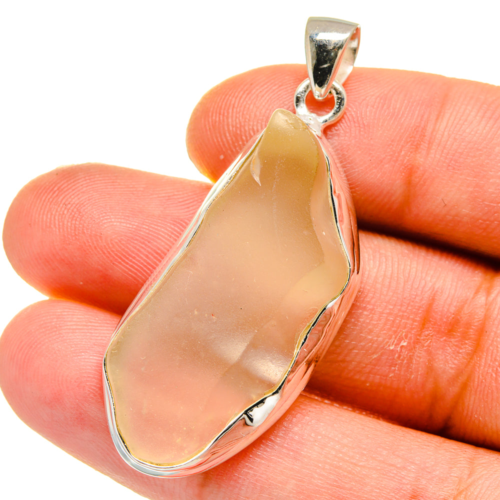 Libyan Glass Pendants handcrafted by Ana Silver Co - PD16034