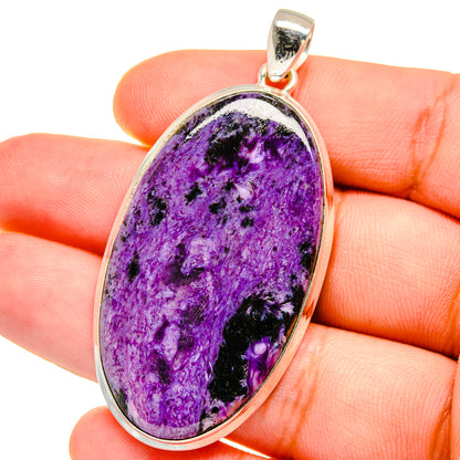 Charoite Pendants handcrafted by Ana Silver Co - PD16040