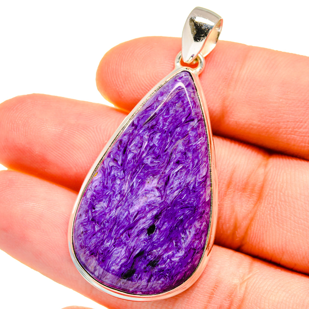 Charoite Pendants handcrafted by Ana Silver Co - PD16041