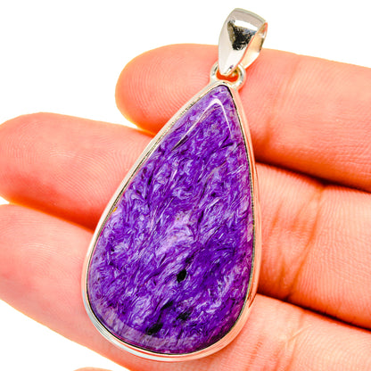 Charoite Pendants handcrafted by Ana Silver Co - PD16041