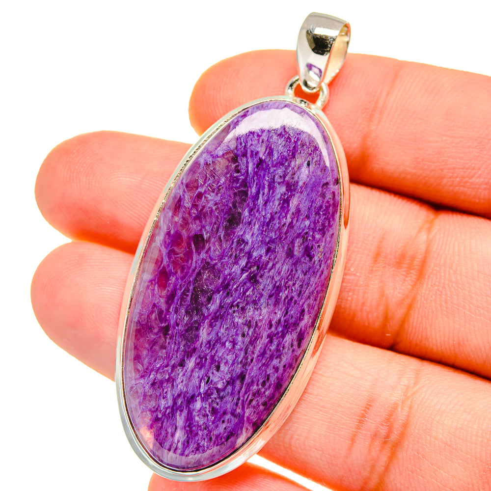Charoite Pendants handcrafted by Ana Silver Co - PD16042