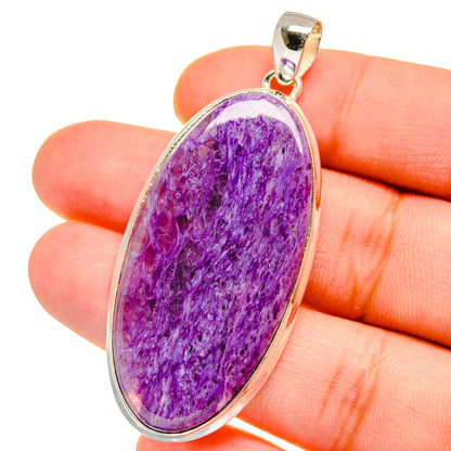 Charoite Pendants handcrafted by Ana Silver Co - PD16042