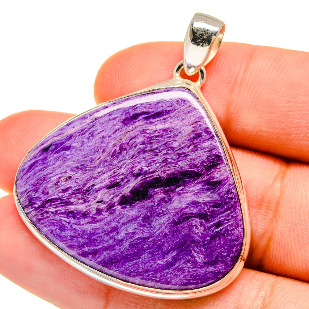 Charoite Pendants handcrafted by Ana Silver Co - PD16045