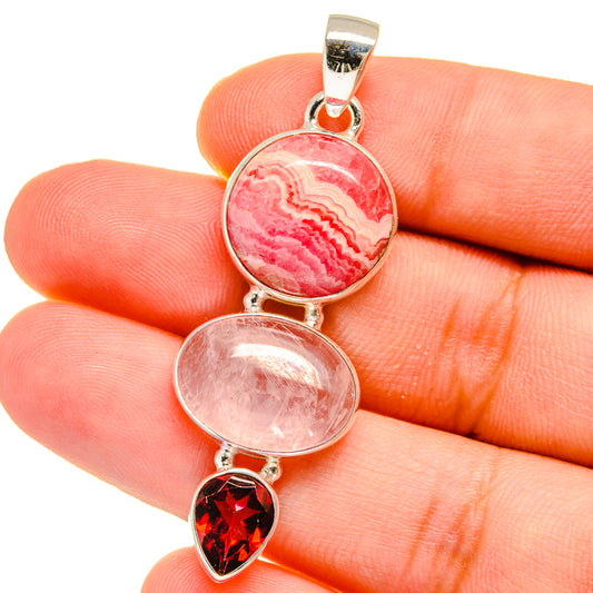 Rhodochrosite Pendants handcrafted by Ana Silver Co - PD16065