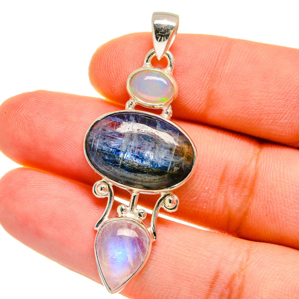 Kyanite Pendants handcrafted by Ana Silver Co - PD16075