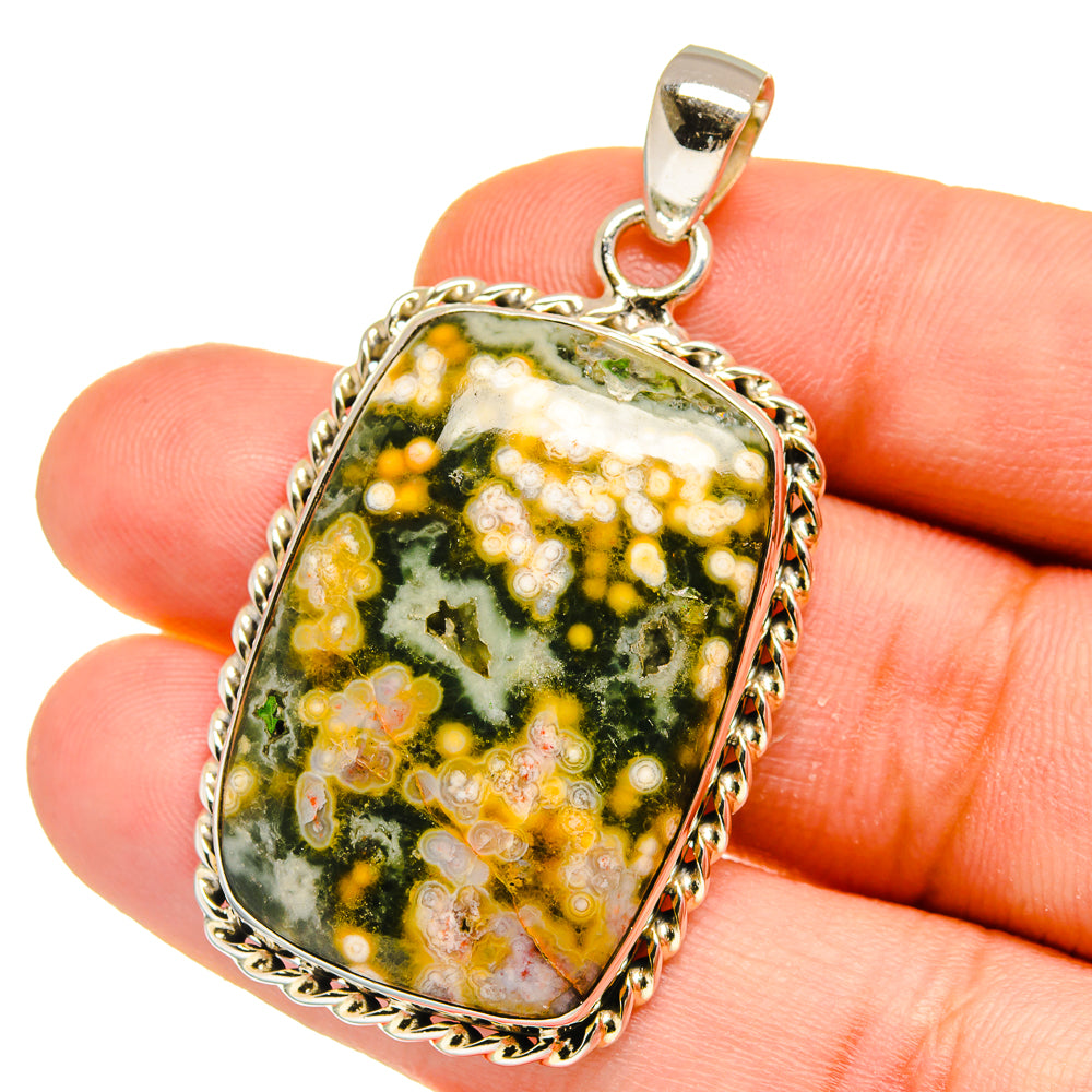 Ocean Jasper Pendants handcrafted by Ana Silver Co - PD16102