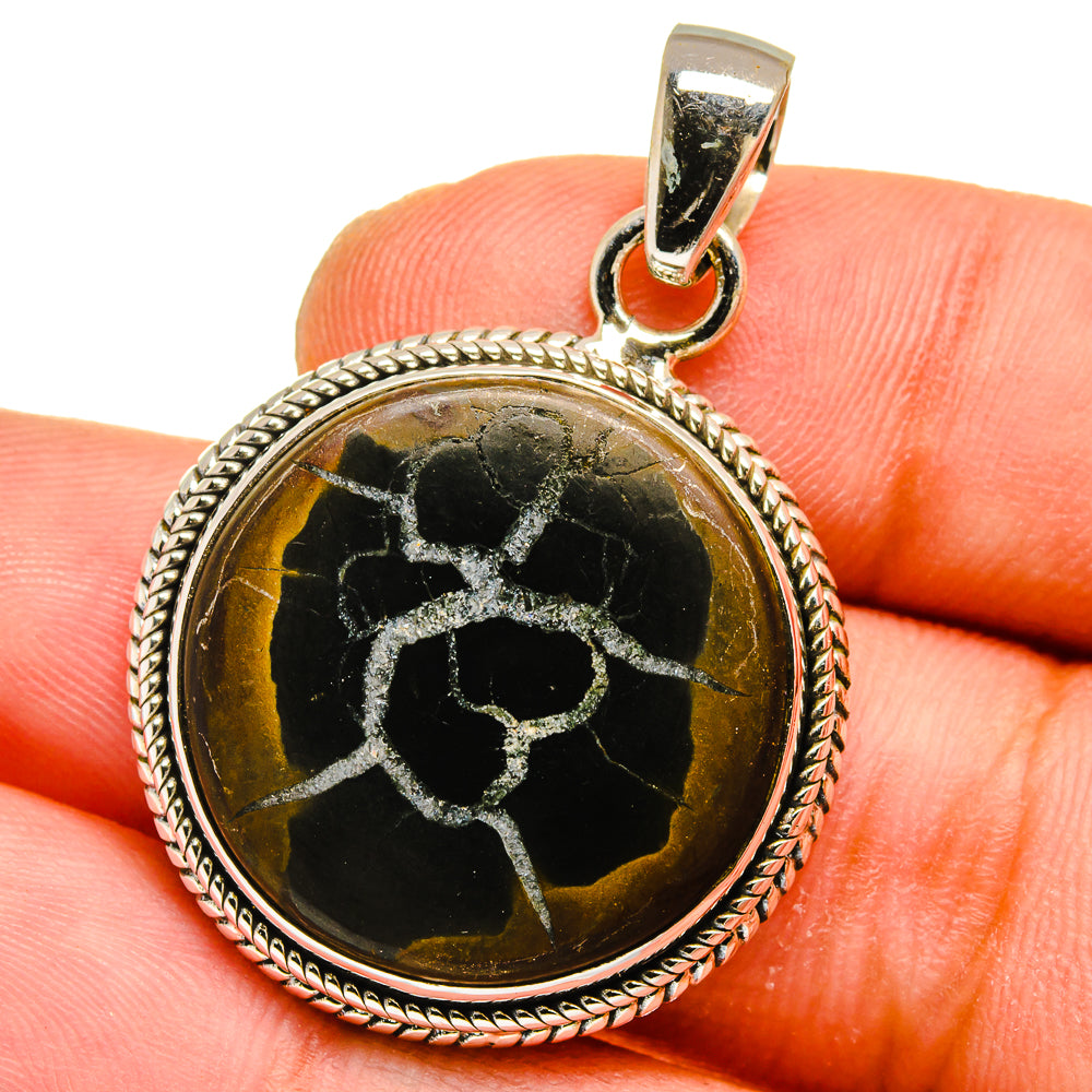 Septarian Geode Pendants handcrafted by Ana Silver Co - PD16113