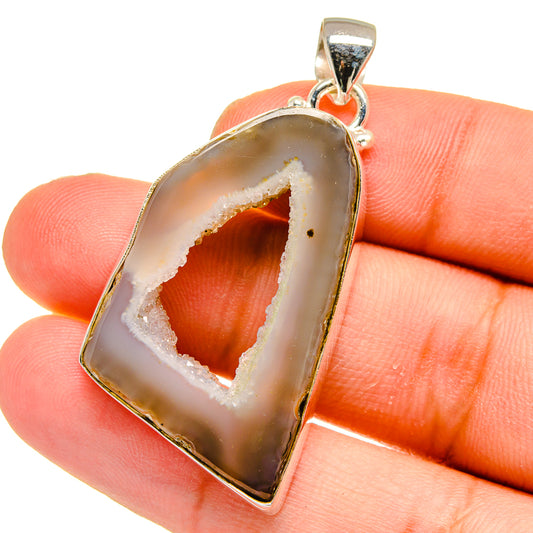 Geode Slice Pendants handcrafted by Ana Silver Co - PD16114