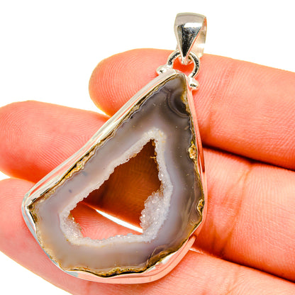 Geode Slice Pendants handcrafted by Ana Silver Co - PD16116