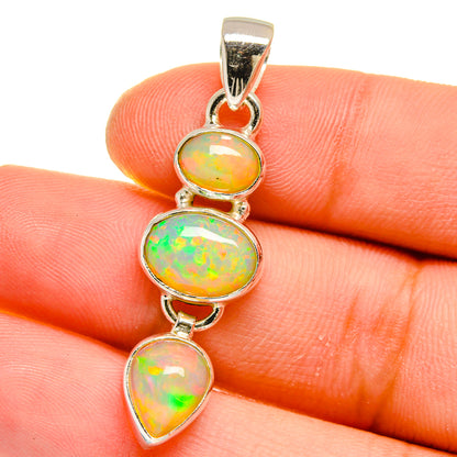 Ethiopian Opal Pendants handcrafted by Ana Silver Co - PD16129