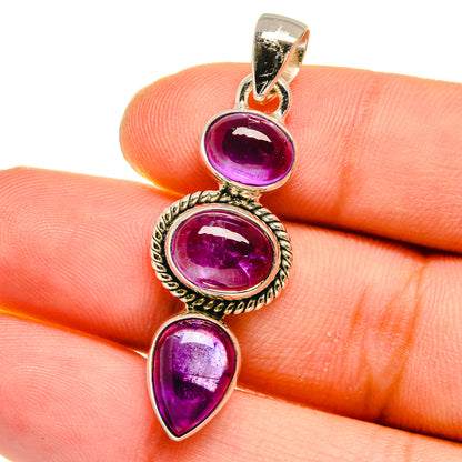Amethyst Pendants handcrafted by Ana Silver Co - PD16130