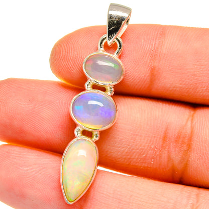 Ethiopian Opal Pendants handcrafted by Ana Silver Co - PD16131