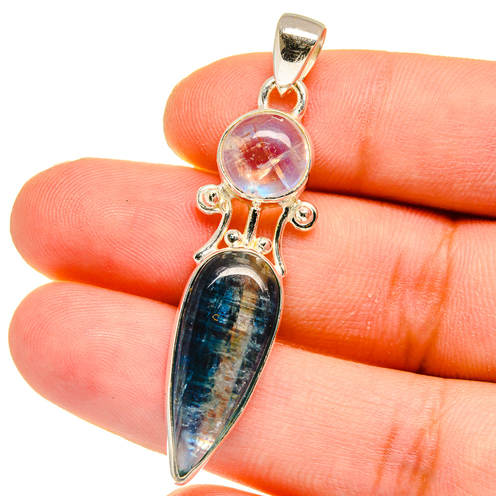 Kyanite Pendants handcrafted by Ana Silver Co - PD16135