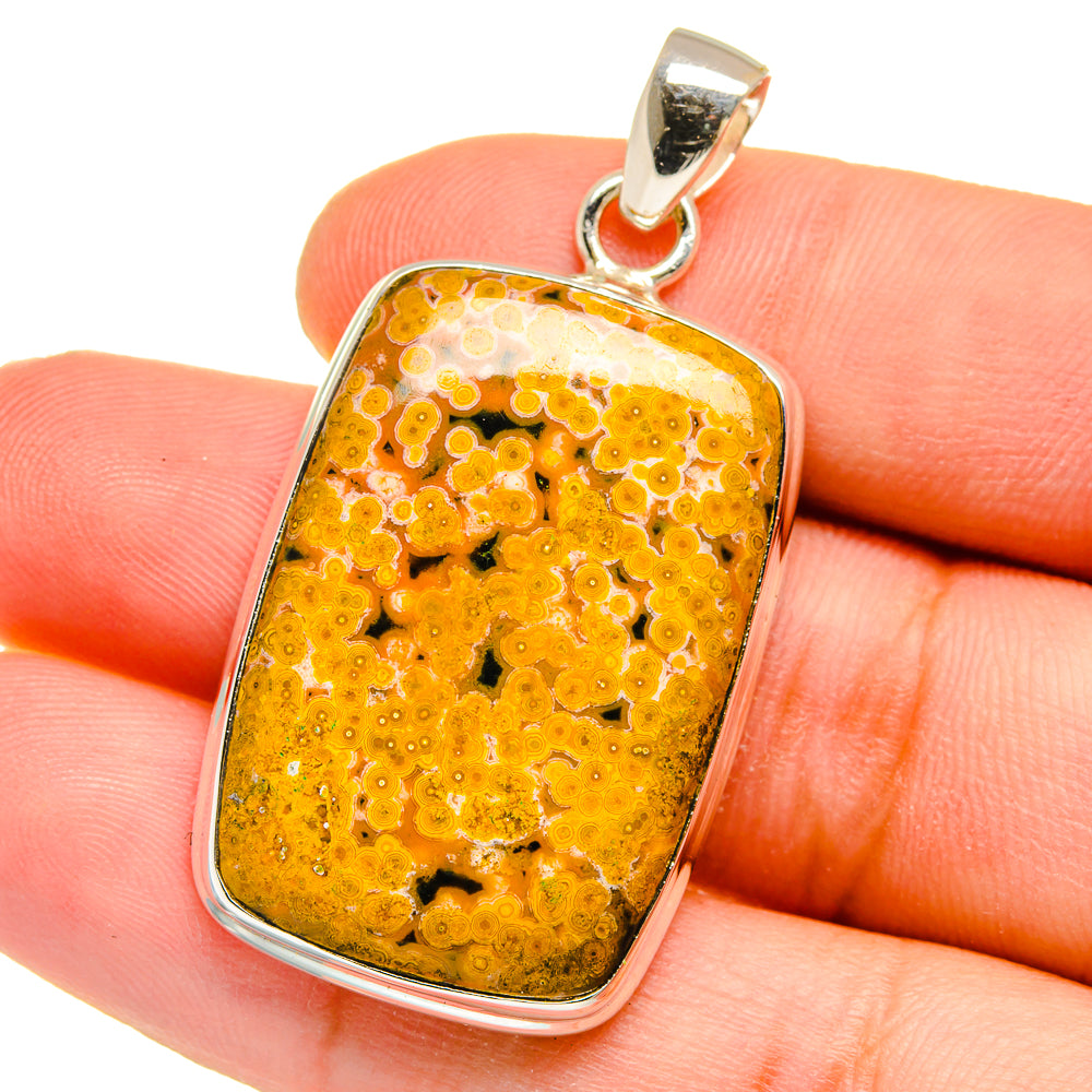 Ocean Jasper Pendants handcrafted by Ana Silver Co - PD16138