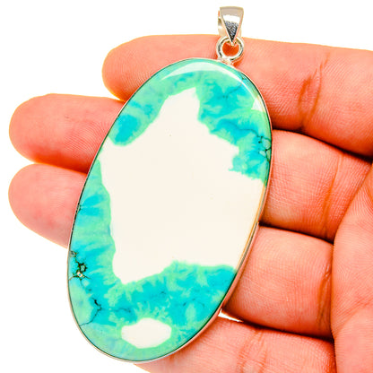 Green Howlite Pendants handcrafted by Ana Silver Co - PD16142