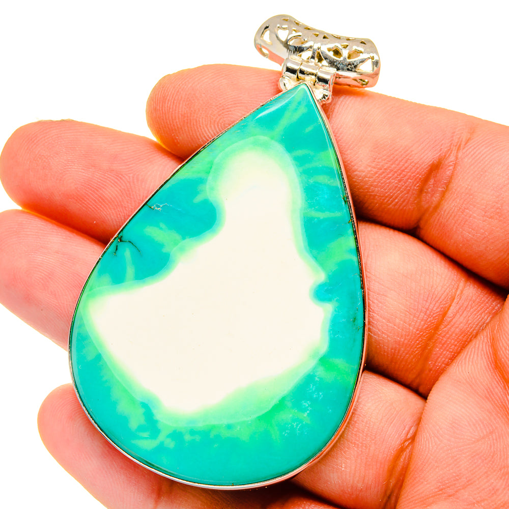 Green Howlite Pendants handcrafted by Ana Silver Co - PD16144