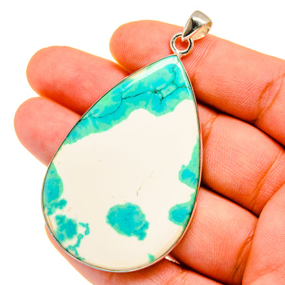 Green Howlite Pendants handcrafted by Ana Silver Co - PD16145