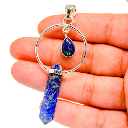 Lapis Lazuli Pendants handcrafted by Ana Silver Co - PD16148