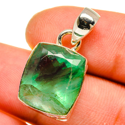 Green Fluorite Pendants handcrafted by Ana Silver Co - PD16172