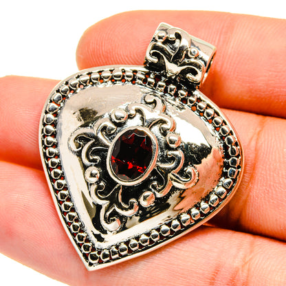 Garnet Pendants handcrafted by Ana Silver Co - PD16175