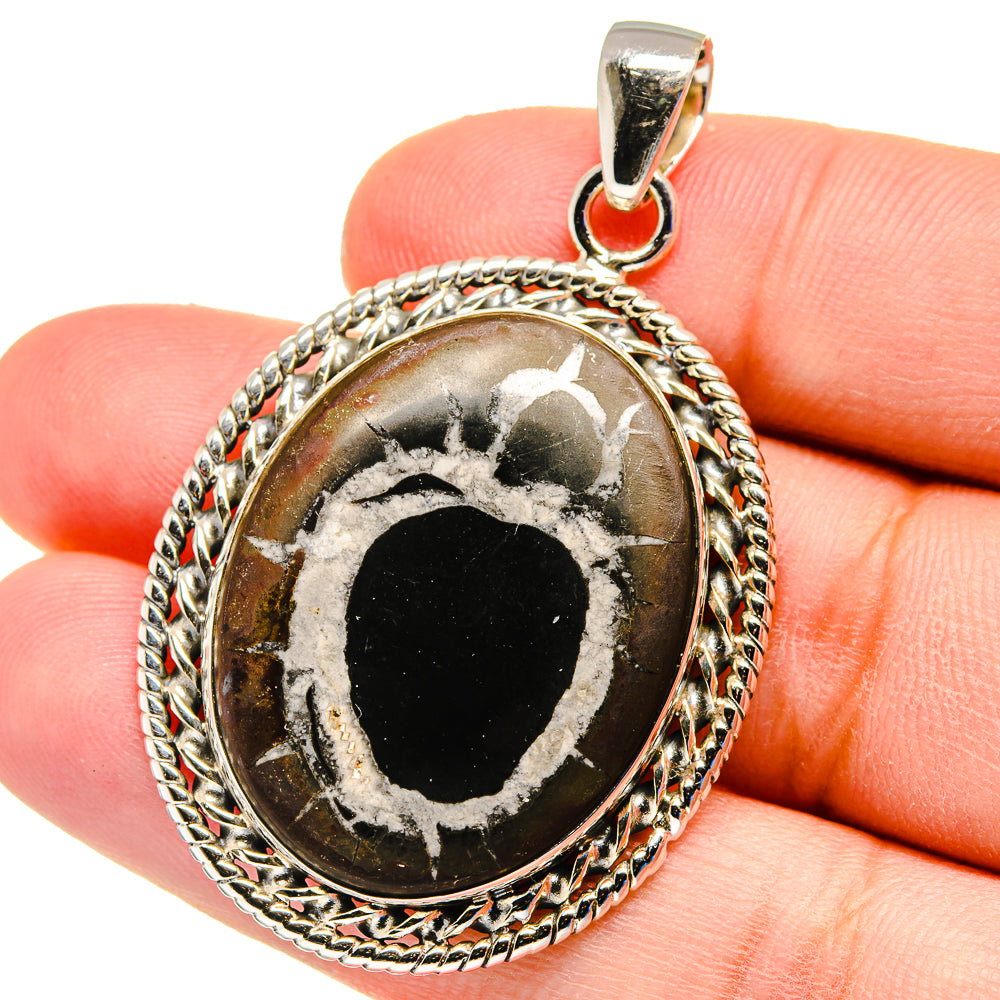 Septarian Geode Pendants handcrafted by Ana Silver Co - PD16189