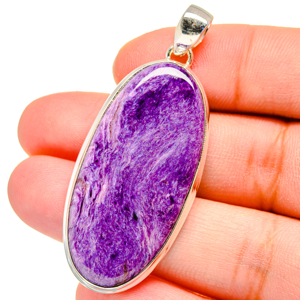 Charoite Pendants handcrafted by Ana Silver Co - PD16198