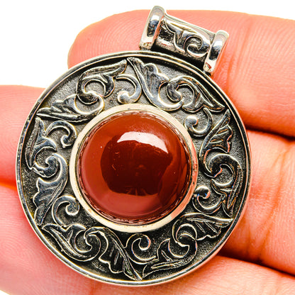 Red Onyx Pendants handcrafted by Ana Silver Co - PD16207