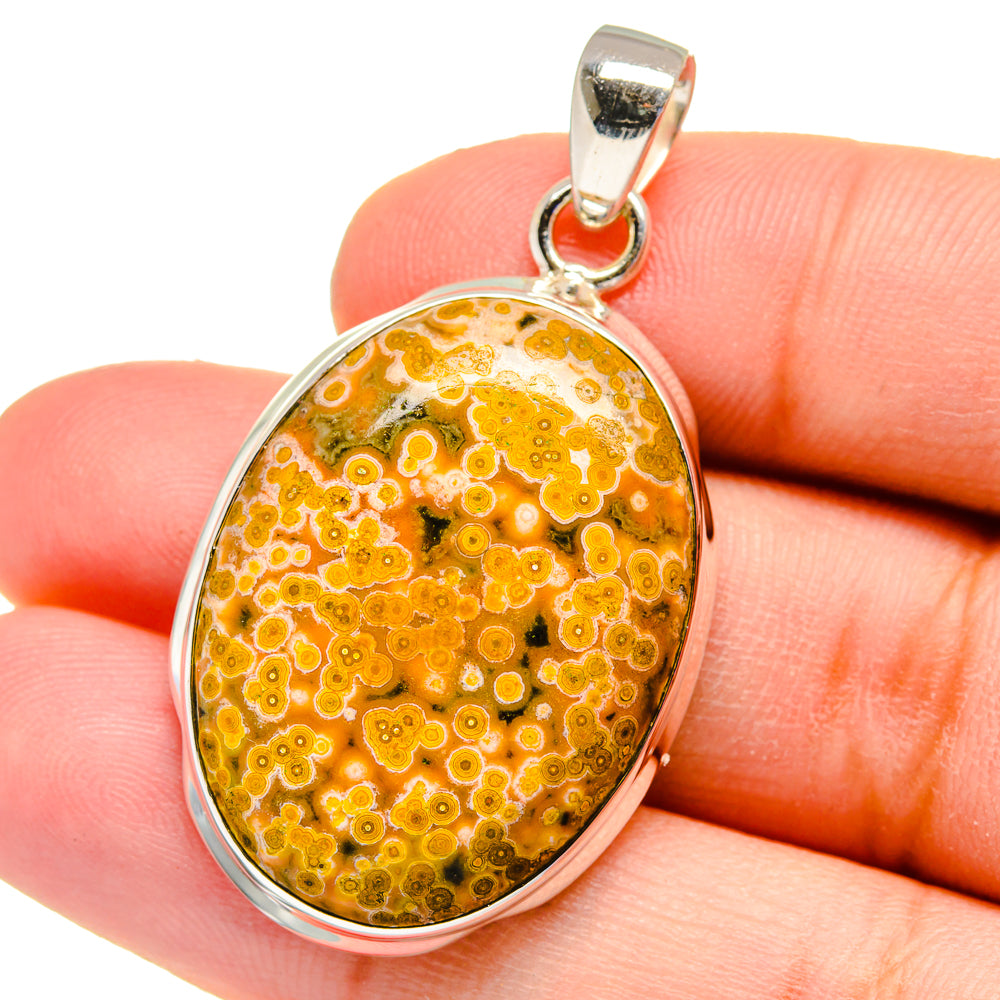 Ocean Jasper Pendants handcrafted by Ana Silver Co - PD16209